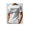 Tricou cu slogan personalizat Machete auto Scara Redusa - Alb