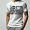 Tricou cu slogan personalizat machetele sunt solutia - Alb