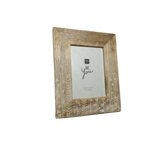 Rama foto Mango, cu design flori