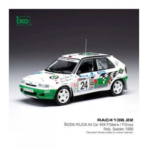 Skoda Felicia Kit Car - No.24 - Rallye WM - Rally Schweden - P.Sibera/P.Gross - 1995 1:43