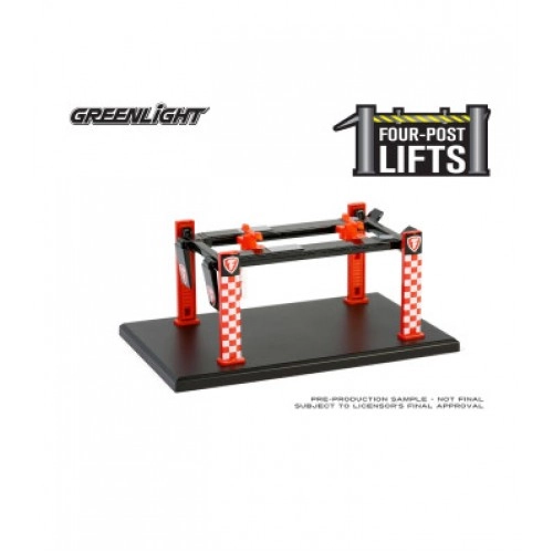 Auto Body Shop - Four-Post Lifts Series 6 - Firestone Solid Pack 1:64