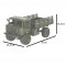 Masina militara cu telecomanda RC Off-Road 4WD 1:16 RTR
