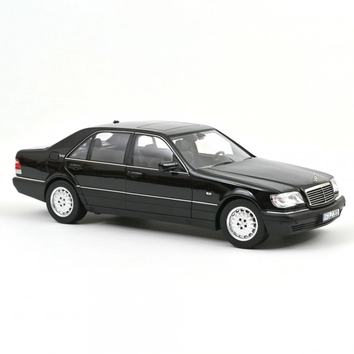 1:18 Mercedes-Benz S600, Obsidian Black metallic, 1997 - NOREV 1:18 Mercedes-Benz S600, Obsidian Black metallic, 1997 - NOREV