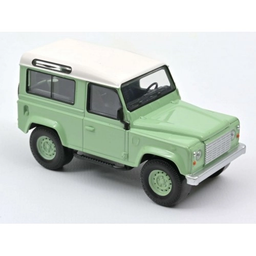 Macheta auto, Land Rover Defender 1995 - Green & White - JET CAR 1:43