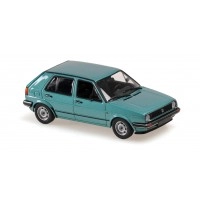 Volkswagen Golf II (4 Door), Turquoise Metallic, 1985 - MAXICHAMPS 1:43