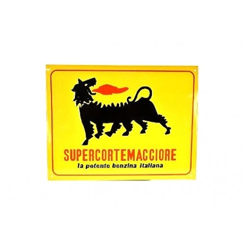 Metal plate - Metal plate SUPERCORTEMAGGIORE cm. 34 x 26 x 0.2 H The powerful Italian petrol