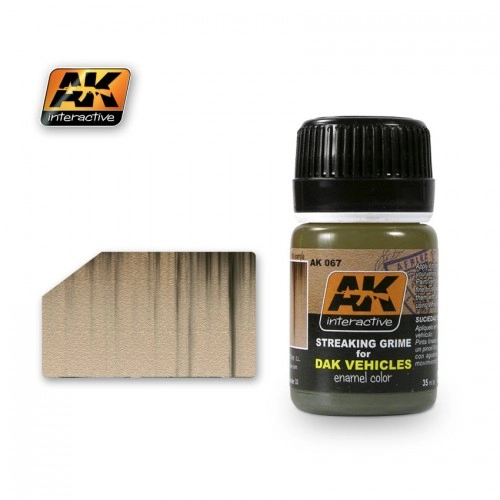 AK067 STREAKING GRIME FOR AFRIKA KORPS VEHICLES  - Weathering Products (35 ml)