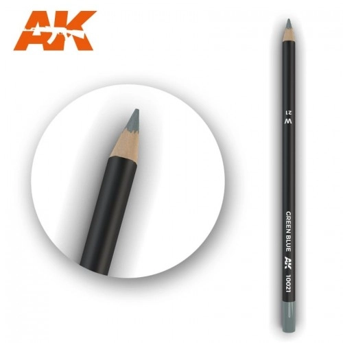 AK10021 Watercolor Pencil Green Blue (1 piece )