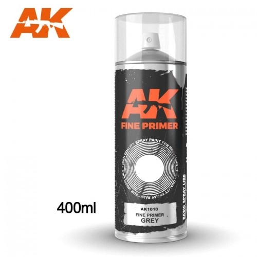 AK1010 Fine Primer Grey Spray 400ml 