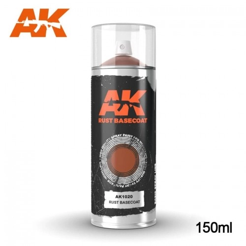 AK1020 Rust Basecoat Spray 150ml 