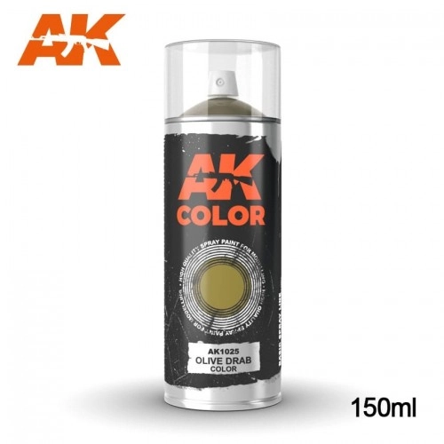 AK1025 Olive Drab color Spray  150ml 