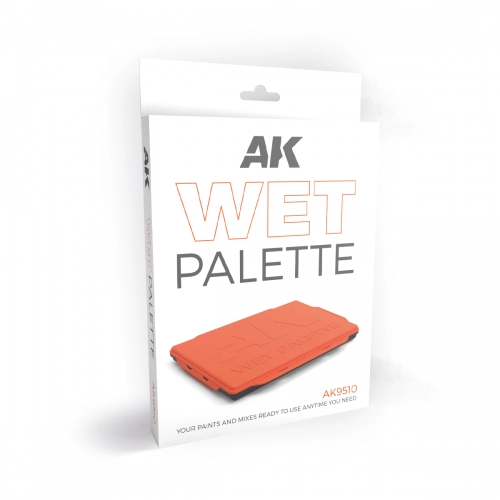 AK9510 Wet Palette (23,5 x 17,5 x 2,5 cm) with 40 papers sheets and 2 sponges ÐÐµ