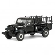 1946 Dodge Power Wagon Fire Truck - Black Bandit Series 30 1:64