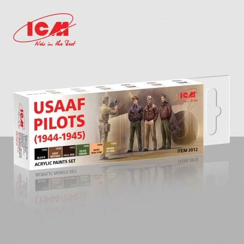 Acrylic Paint Set for USAAF Pilots (1944-1945) (6x 12ml) ÐÐµ