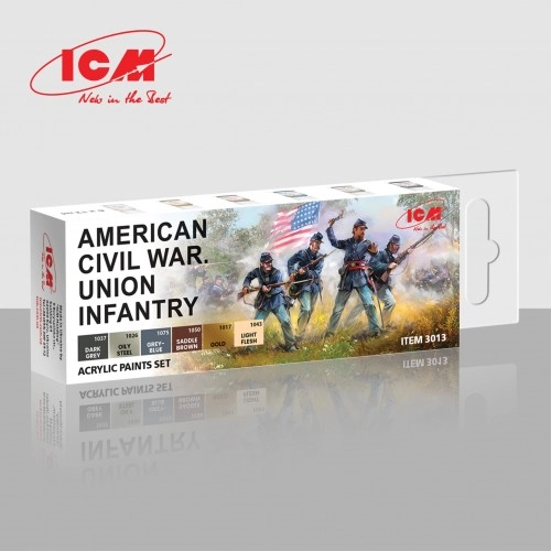Acrylic Paint Set for American Civil War (6x 12ml) ÐÐµ