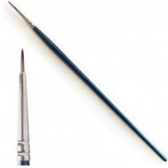 0-3 Synthetic Round Brush with Brown Tip brush No. 3/0