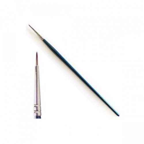 0-2 Synthetic Round Brush with Brown Tip brush No. 2/0