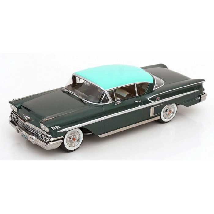 Chevrolet Bel Air Impala Coupe, Dark Green Metallic/Light Green, 1958 1:18 Chevrolet Bel Air Impala Coupe, Dark Green Metallic/Light Green, 1958 1:18