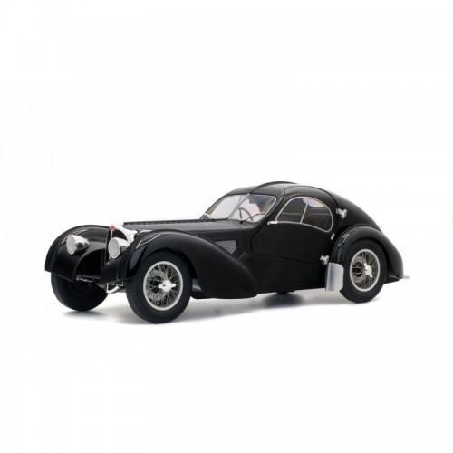 Macheta auto, BUGATTI ATLANTIC TYPE 57 SC - 1937 - BLACK 1:18