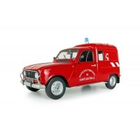 Renault 4LF4 Pompier, Red, 1976 1:18