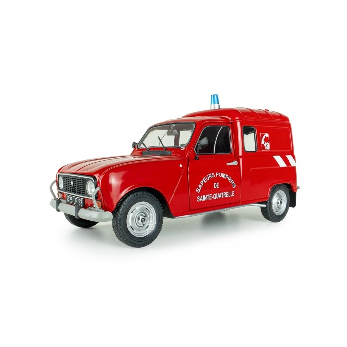 Renault 4LF4 Pompier, Red, 1976 1:18 Renault 4LF4 Pompier, Red, 1976 1:18