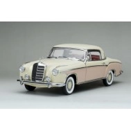 Macheta auto, 1958 Mercedes-Benz 220SE Coupe Cream and Pink 1:18