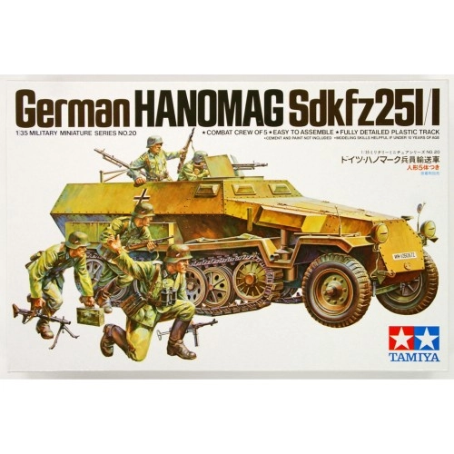 1:35 German Hanomag Sonderkraftfahrzeug 251/1 Kit - CA120 1:35