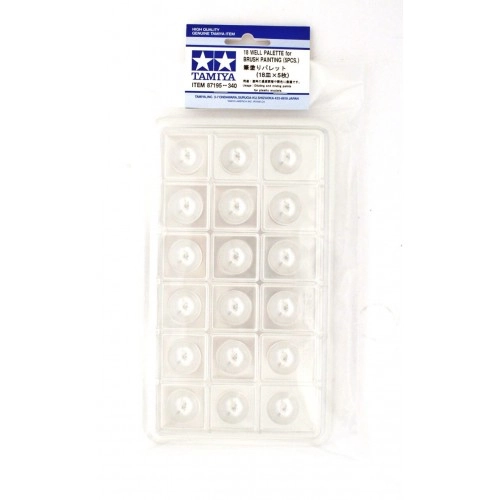 18 Well Palette for Brush Painting (5pcs)