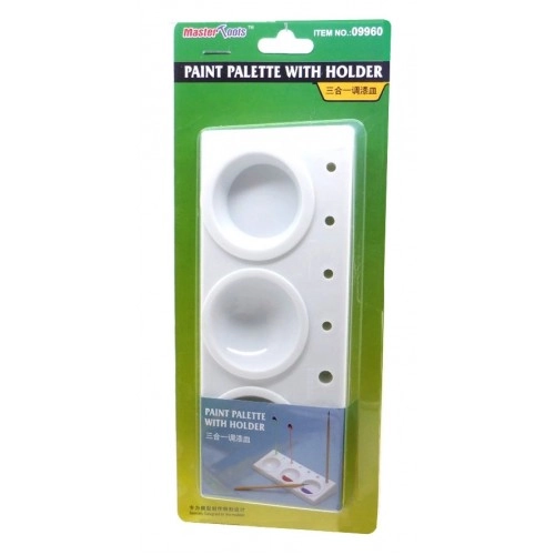 Paint Palette with Brush Holders