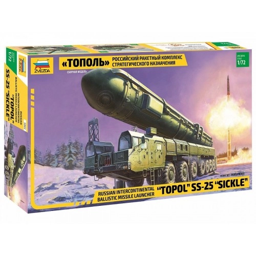 Zvezda, 1:72 TOPOL "M" Missile Launcher 1:72
