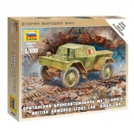 1:100 BRITISH ARMORED CAR DINGO - snap-fit 1:100