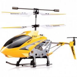 Elicopter Syma, S107G raza 15m, infrarosu, cu telecomanda - Galben