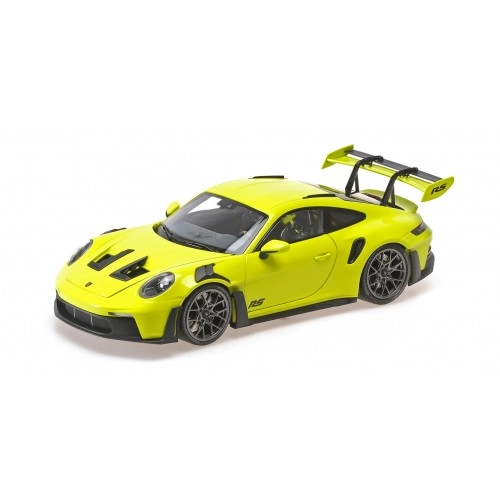 Porsche 911 (992) GT3 RS, Acid Green / Black Wheels, 2023 - Limited Edition 400 pcs. 1:18