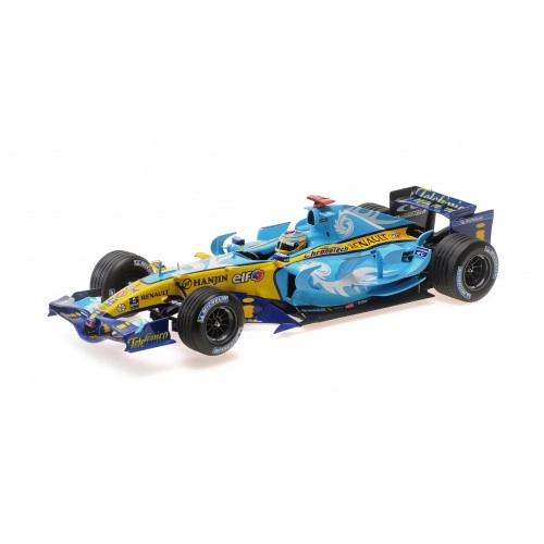 Renault R26 Mild Seven Renault F1 Team #1 Fernando Alonso 2nd TÃ¼rkiye GP Formula 1 2006 - with driver figure - Limited Edition 264 pcs. 1:18