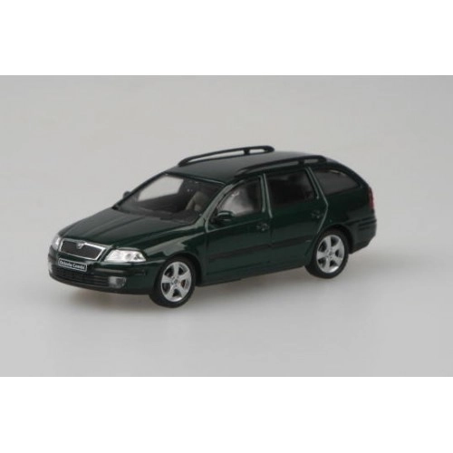 Macheta auto, Skoda Octavia Combi (2004) Green Natur Metallic 1:43