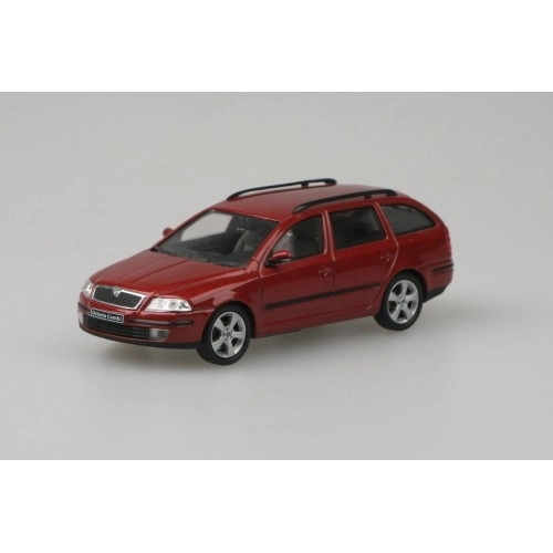 Macheta auto, Skoda Octavia II Combi (2004) - Red Metallic 1:43
