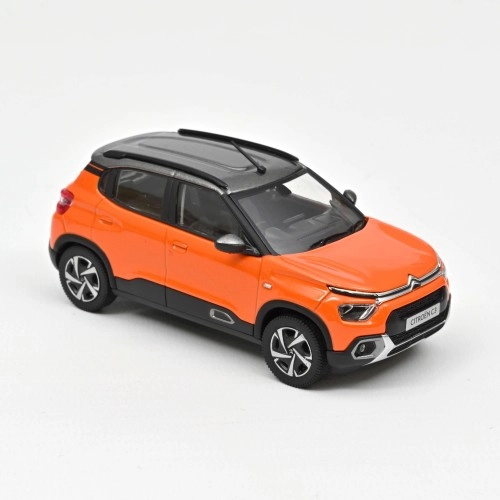 Macheta auto, Citroen C3 (Indian market) 2021 - Orange & Grey roof 1:43
