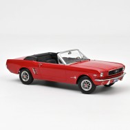 Macheta auto, Macheta auto Ford Mustang Convertible 1966 - Red 1:18