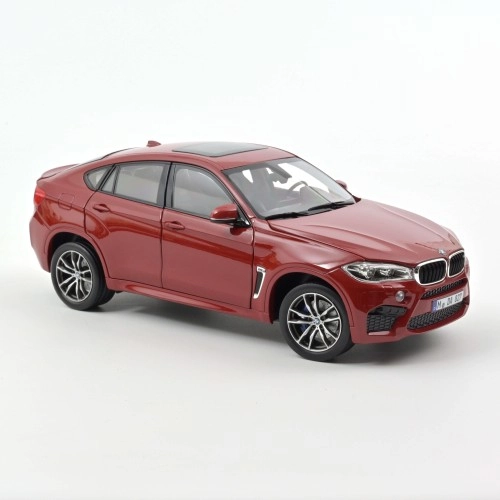 Macheta auto, BMW X6 M 2015 - Red metallic 1:18