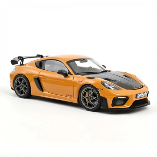 Porsche Cayman GT4 RS w/Weissach 2023 Bahama Yellow Pack 1:18