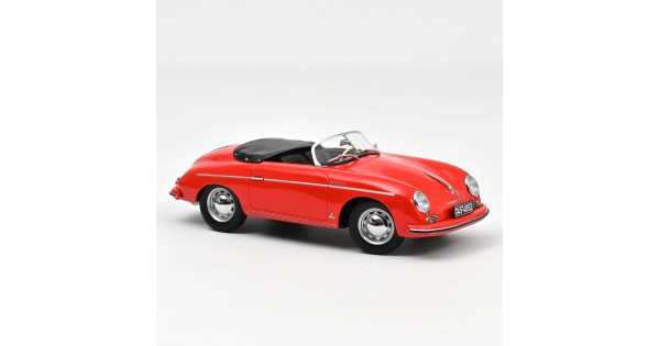 Modellino in miniatura Porsche 356 1/43 Brumm Speedster rosso 1952 Modellino in miniatura Porsche 356 1/43 Brumm Speedster rosso 1952
