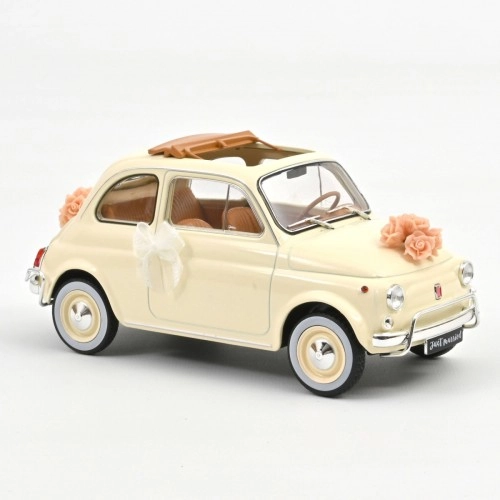 Fiat 500 L 1968 Ivory Wedding Gift 1:18