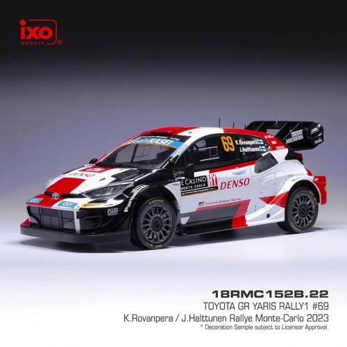 Toyota GR Yaris Rally1 hybrid, No.69, Rallye WM, Rallye Monte Carlo, K.RovanperÃ¤/J.Halttunen, 2023 1:18
