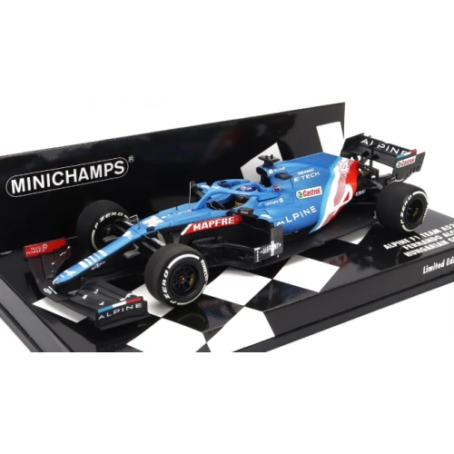 Macheta auto, ALPINE F1 TEAM A521 â€“ FERNANDO ALONSO â€“ HUNGARIAN GP 2021 1:43