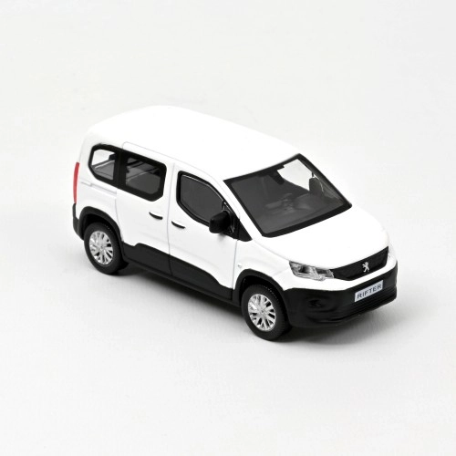 Macheta auto, Peugeot Rifter 2018 - White 1:43
