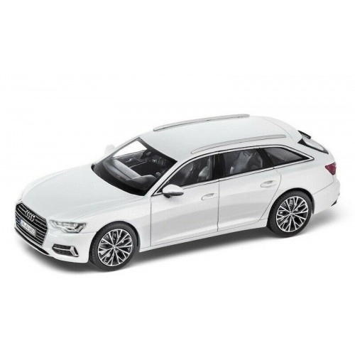 Macheta auto, Audi A6 Avant - Glacier  White 1:43