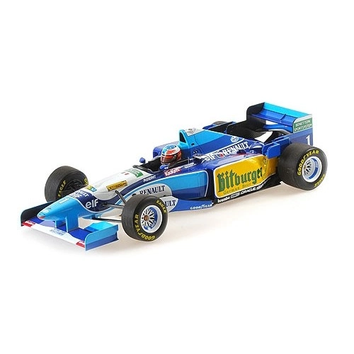Macheta auto, 1:18 BENETTON RENAULT B195 - MICHAEL SCHUMACHER - WINNER PACIFIC GP WORLD CHAMPION 1995 1:18