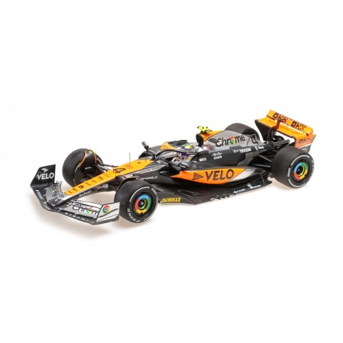 McLaren MCL60 F1 Team #4 Lando Norris 2nd Great Britain GP Formula 1 2023 - with driver figure - Limited Edition 204 pcs. 1:18