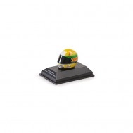 Macheta auto, HELMET - AYRTON SENNA - FIRST F1 GP BRAZIL - 1984 1:8