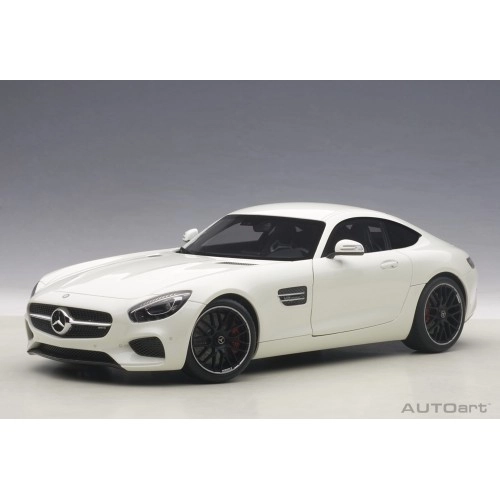 Macheta auto, Mercedes-AMG GT S 2015 (designo diamond white bright) (composite model/full openings) 1:18